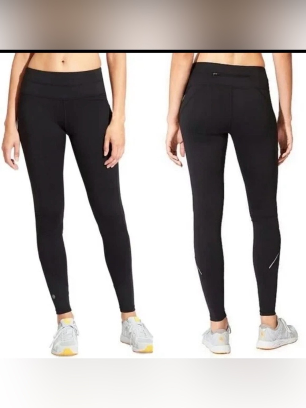 ATHLETA POWDER PEAK TIGHTS BLACK SIZE large